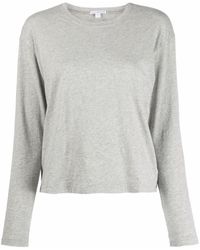 James Perse - Long-sleeve Cotton T-shirt - Lyst