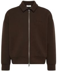 Calvin Klein - Logo-Embroidered Zip-Up Jacket - Lyst