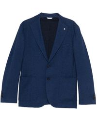 Manuel Ritz - Blazer À Détail De Pin - Lyst