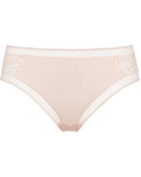 Eres - Brindille Lace-Panel Briefs - Lyst