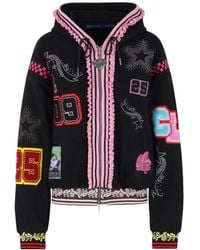 Chopova Lowena - Appliqué-Detail Zip-Up Hoodie - Lyst