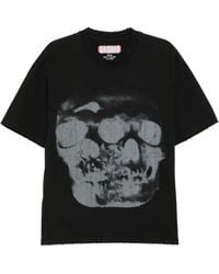 WARMAN - Skull-Print T-Shirt - Lyst