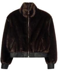 Stand Studio - Lula Zip-Up Faux-Fur Jacket - Lyst