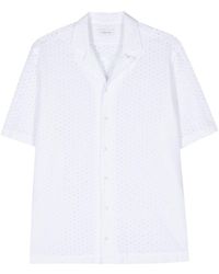 Tagliatore - Hawaii Broderie-anglaise Shirt - Lyst