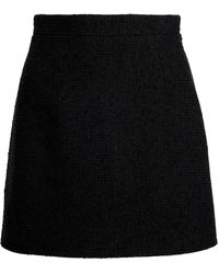 Patou - Falda corta de tweed - Lyst