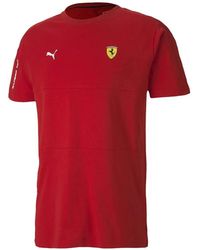PUMA - X Scuderia Ferrari T7 T-Shirt - Lyst