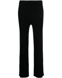 Aeron - Straight-leg Rib-knit Trousers - Lyst