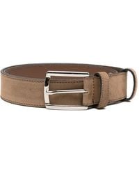 Eraldo - Suede Buckle-Fastening Belt - Lyst