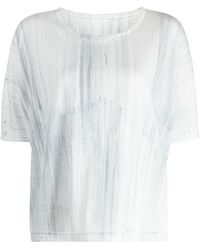 Y's Yohji Yamamoto - T-shirt en coton à imprimé graphique - Lyst