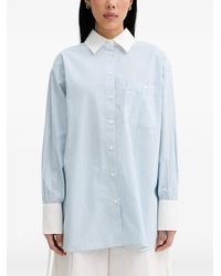 Marc O' Polo - Vertical-Stripe Long-Sleeve Shirt - Lyst