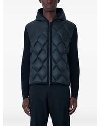 Moncler - Ribbed Sleeves Quilted Gilet - Lyst