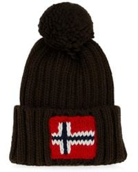 Napapijri - Semiury Pompom Beanie Hat - Lyst