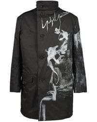 Yohji Yamamoto - Smoking Gothic Graphic-Print Button-Up Jacket - Lyst