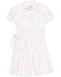 Self-Portrait - Floral Print Mini Dress - Lyst