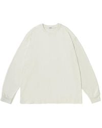 A.PRESSE - Long-Sleeve Crew-Neck Sweater - Lyst