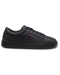 BOSS - Contrast-Logo Trainers - Lyst