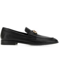 Burberry - Mocassins En Cuir À Plaque Logo Opal - Lyst