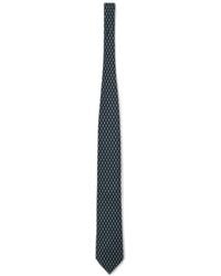 ZEGNA - Leaf-Print Silk Tie - Lyst