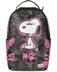 Sprayground - Snoopy Camouflage-Print Backpack - Lyst