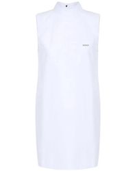 Iceberg - Collared Sleeveless Dress - Lyst