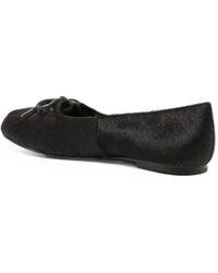 Bibi Lou - Bow-Detail Pony-Hair Ballet Flats - Lyst