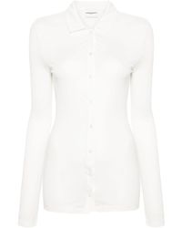 Claudie Pierlot - Classic-collar Buttoned Shirt - Lyst