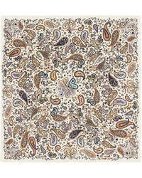 Bimba Y Lola - Ivory Paisley Scarf - Lyst