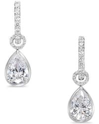 Anabela Chan - Diamond Pendant Hoop Earrings - Lyst