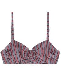Dries Van Noten - Striped Bra Top - Lyst