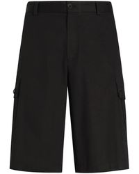Dolce & Gabbana - Cargo-Style Shorts With Concealed Fly - Lyst