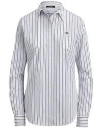 Ralph Lauren - Striped Button-Front Shirt - Lyst