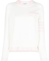 Thom Browne - Pullover in Pointelle-Strick - Lyst