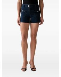 Morgan - Button-Detail Pocket-Flap Shorts - Lyst