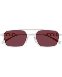 Gucci - Logo-Lettering Sunglasses - Lyst