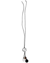 Coperni - Stone-Pendant Cord Necklace - Lyst