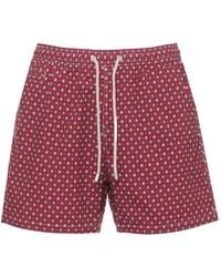 MC2 Saint Barth - Floral-Print Drawstring Swim Shorts - Lyst