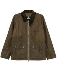 Barbour - Corduroy-Collar Zip-Fastening Jacket - Lyst
