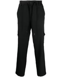 Versace - Side Logo Patch Trousers - Lyst