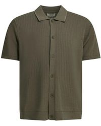 NN07 - Nalo Textured-Knit Button-Up Shirt - Lyst