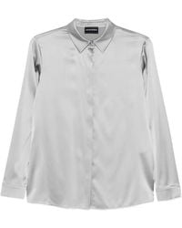 Emporio Armani - Silk Shirt - Lyst