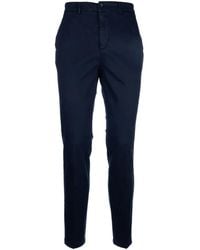 Cruna - Pantalon En Coton À Coupe Fuselée - Lyst