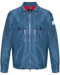 PS by Paul Smith - Zip-up Waterproof Shirt Jacket - Lyst