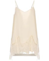 Fabiana Filippi - Lace-Trim Top - Lyst