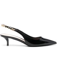 Gucci - 〔グッチ シニョリーア〕スリングバック パンプス, ブラック, レザー - Lyst