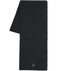 Isabel Marant - Ribbed-Knit Logo-Patch Scarf - Lyst