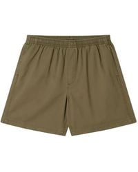 Obey - Logo-Patch Elasticated Shorts - Lyst