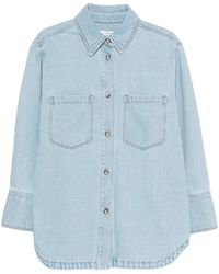 JOSEPH - Patch-Pockets Denim Shirt - Lyst