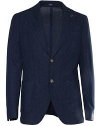 Brera Orologi - Two-Button Knitted Jacket - Lyst