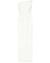 The New Arrivals Ilkyaz Ozel - Robe Longue Fuji À Détail De Nœud - Lyst