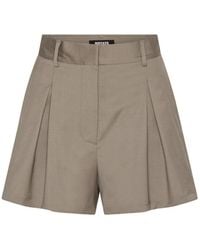ROTATE BIRGER CHRISTENSEN - High-Waisted Pleated Shorts - Lyst